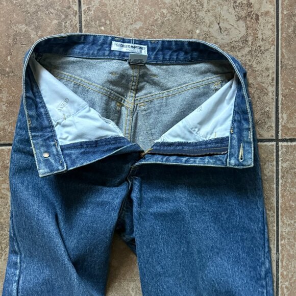 Vintage Georges Marciano for Guess High Waist Denim Jeans Size 28 - Picture 4 of 11